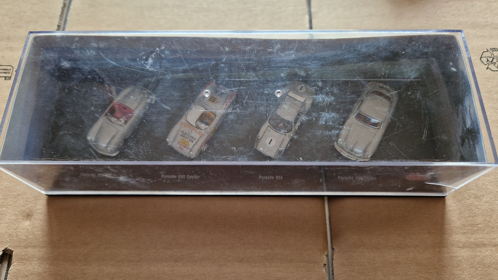 Schuco 1/72 Set porsche 356 no.1, 550 spyder, 904, 356 coupe (NG45)