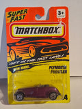 Matchbox Super fast  Plymouth prowler  #34 bulle fendue (NP20)