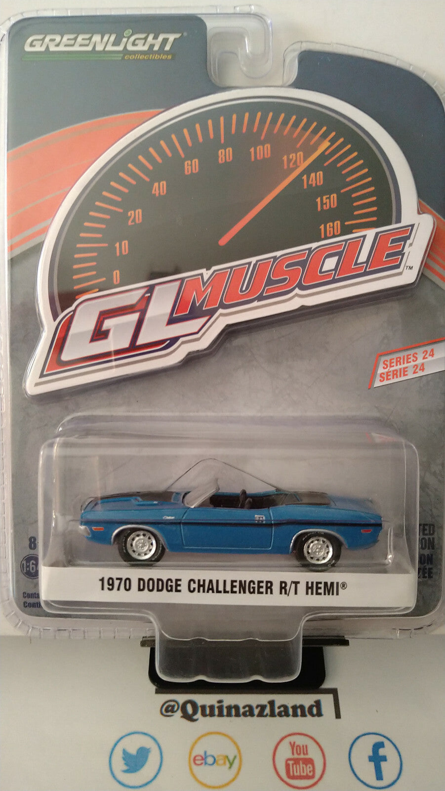 Greenlight GLMuscle 1970 Dodge Challenger R/T Hemi  (NG69)