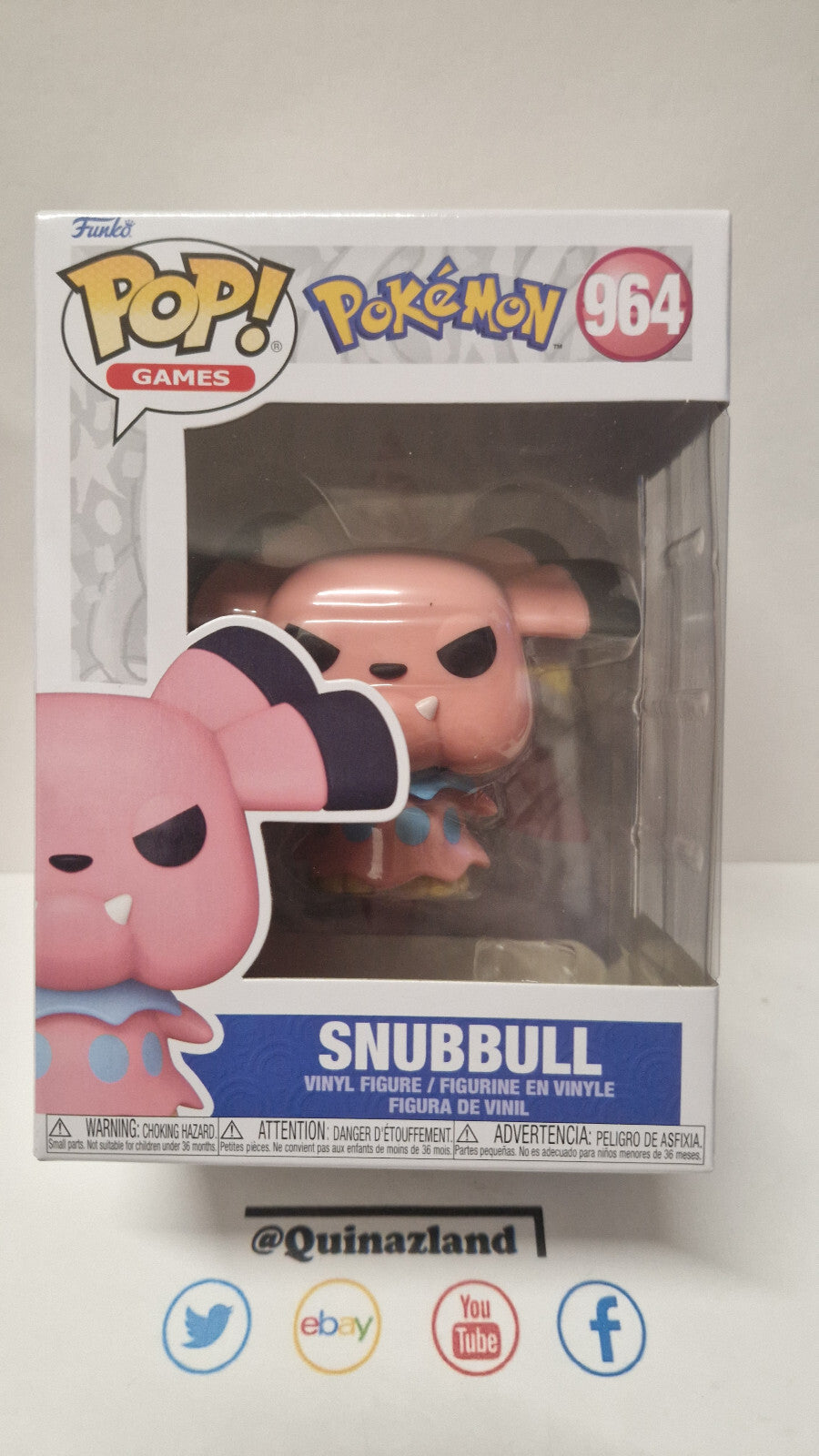 Funko Pop! POKEMON POP Games N° 964 Snubbull (FU45)