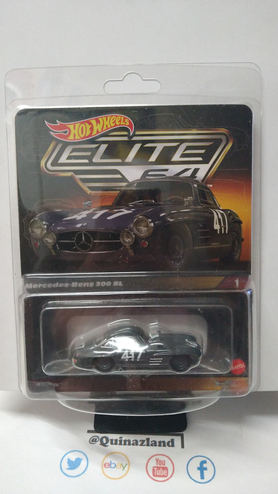 Hot Wheels 2023 elite 64 RLC Mercedes benz 300 SL (NG16)