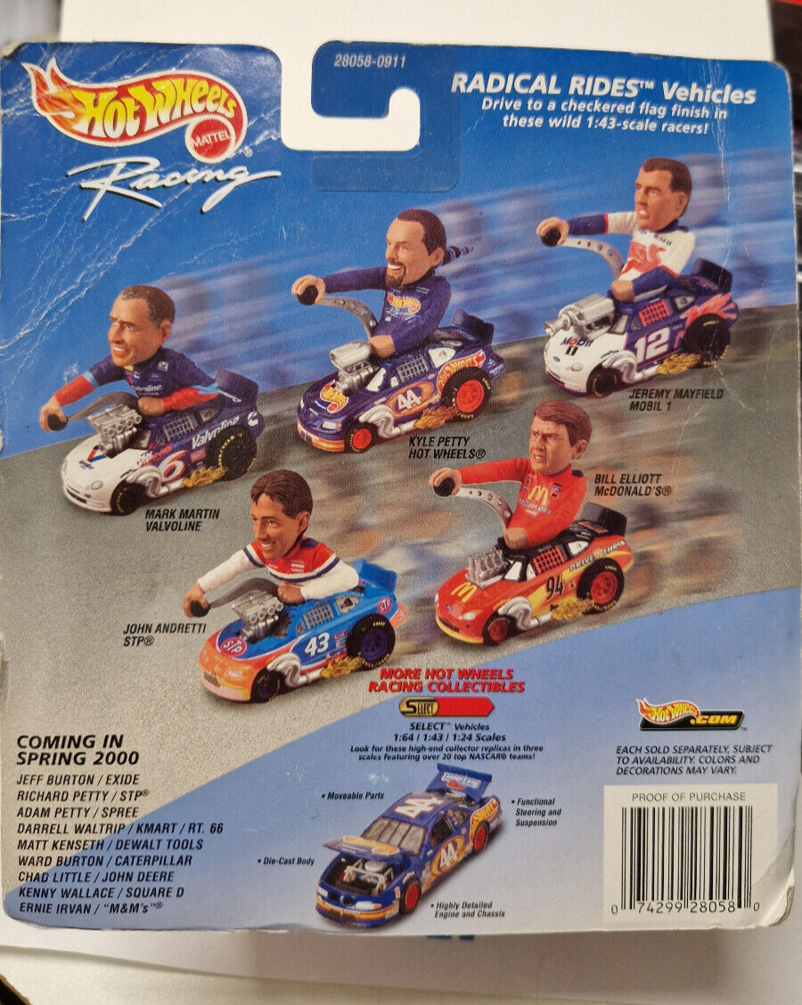Hot Wheels Racing radical rides  Pontiac grand prix kyle Petty    (C7)