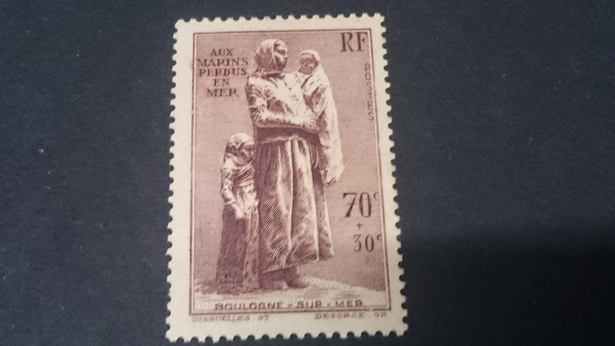 Timbres France 1939 70c+30c Marins perdus en mer N°447 YT
