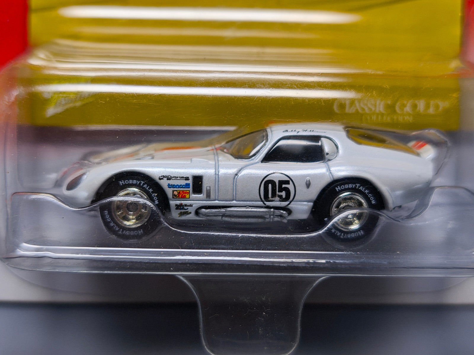 Johnny Lightning 2005 classic gold exclusive Hobby talk Shelby cobra (NG35)