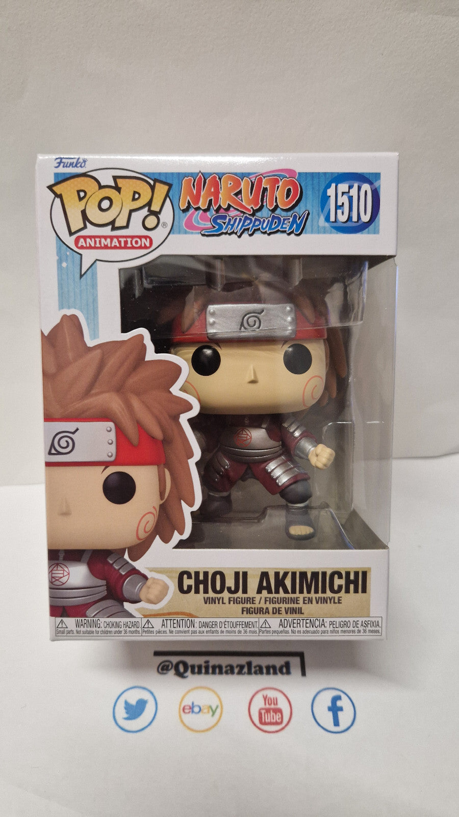 Funko Pop! NARUTO SHIPPUDEN POP Animation N° 1510 Choji Akimichi (F29)