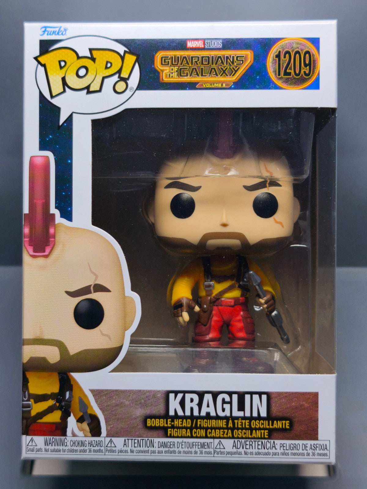 Funko Pop!  LES GARDIENS DE LA GALAXIE 3  N° 1209 Kraglin (F27)