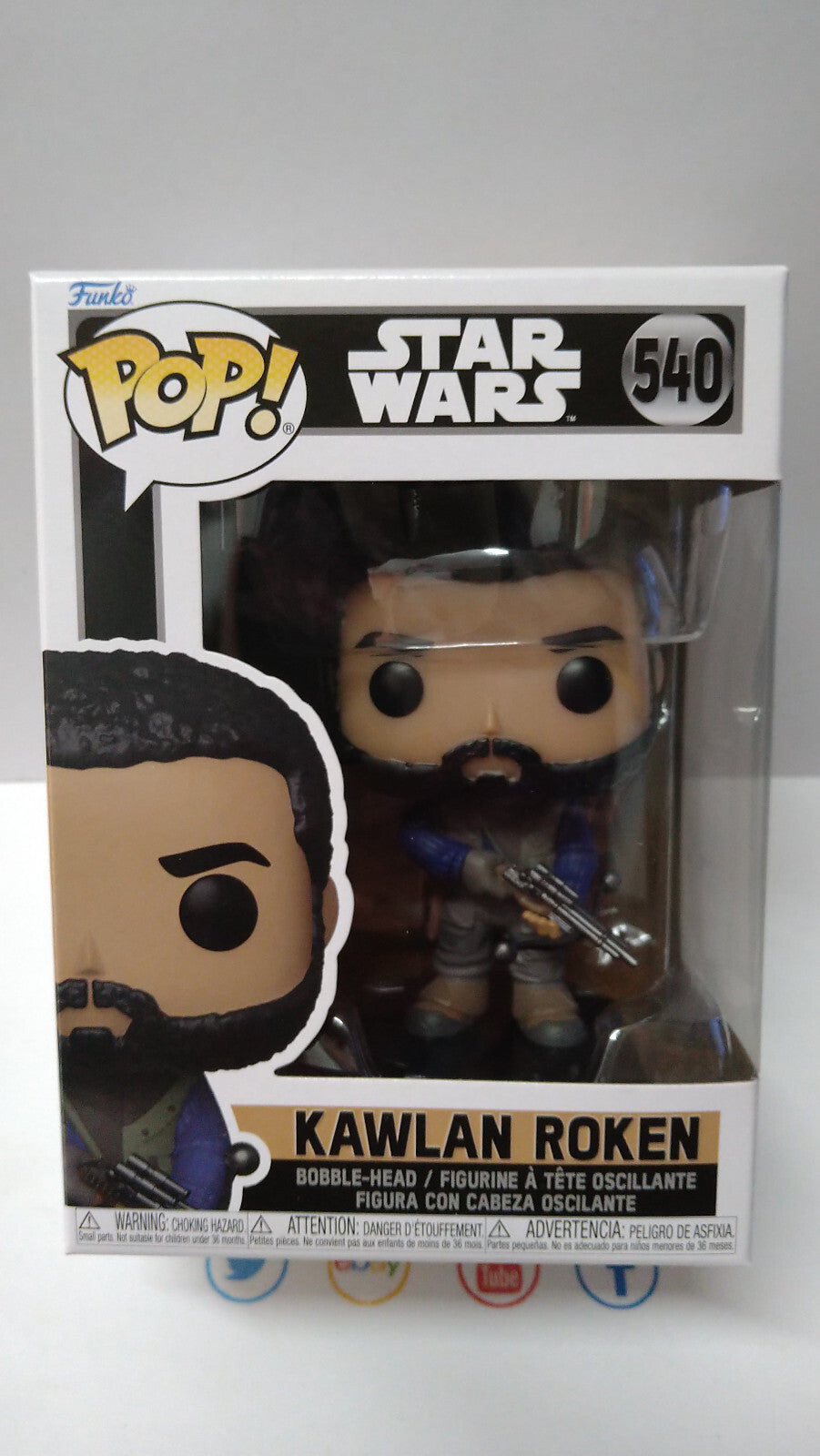 Funko Pop! STAR WARS OBI-WAN 540 Kawlan Roken (F15)
