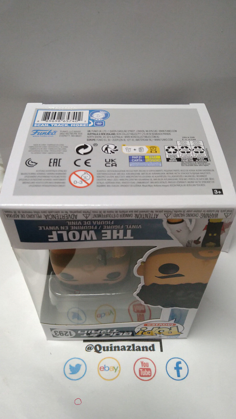 Funko Pop! BULLET TRAIN  Movies N° 1293 The Wolf (F32)