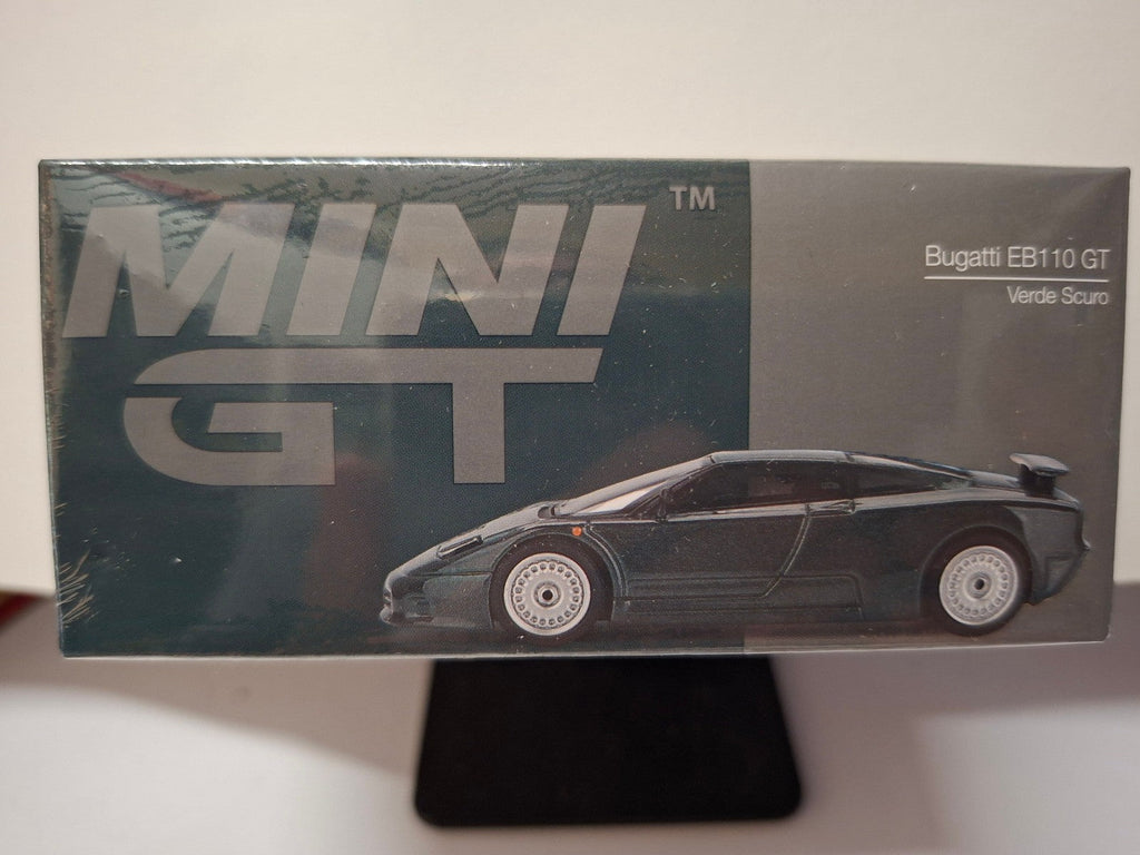 Mini GT 1995 Bugatti EB110 GT, verde scuro  N° 968 (NP15)