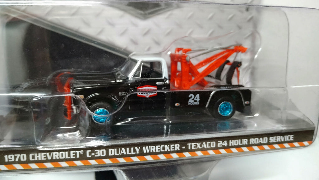 Greenlight Dually Drivers 1970 chevrolet c-30 dually wrecker texaco Chase (C12)
