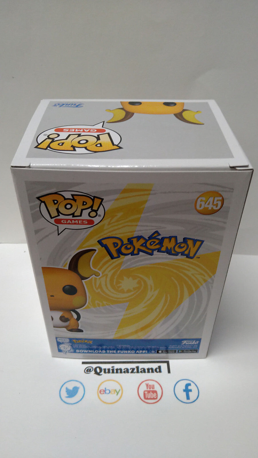 Funko Pop! POKEMON  POP Games N°645 Raichu (F12)