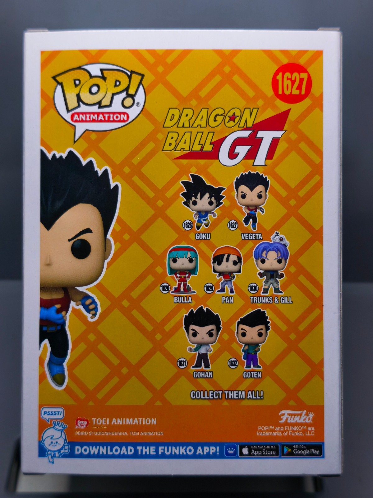 Funko Pop!  Dragon Ball GT Pop Animation N° 1627 Vegeta  (F18)