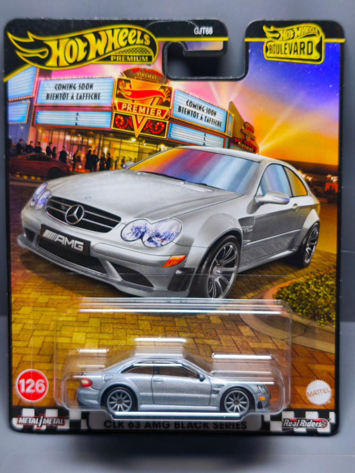 Hot Wheels 2025 Boulevard 2008 Mercedes-Benz CLK 63 AMG black series (NG07)