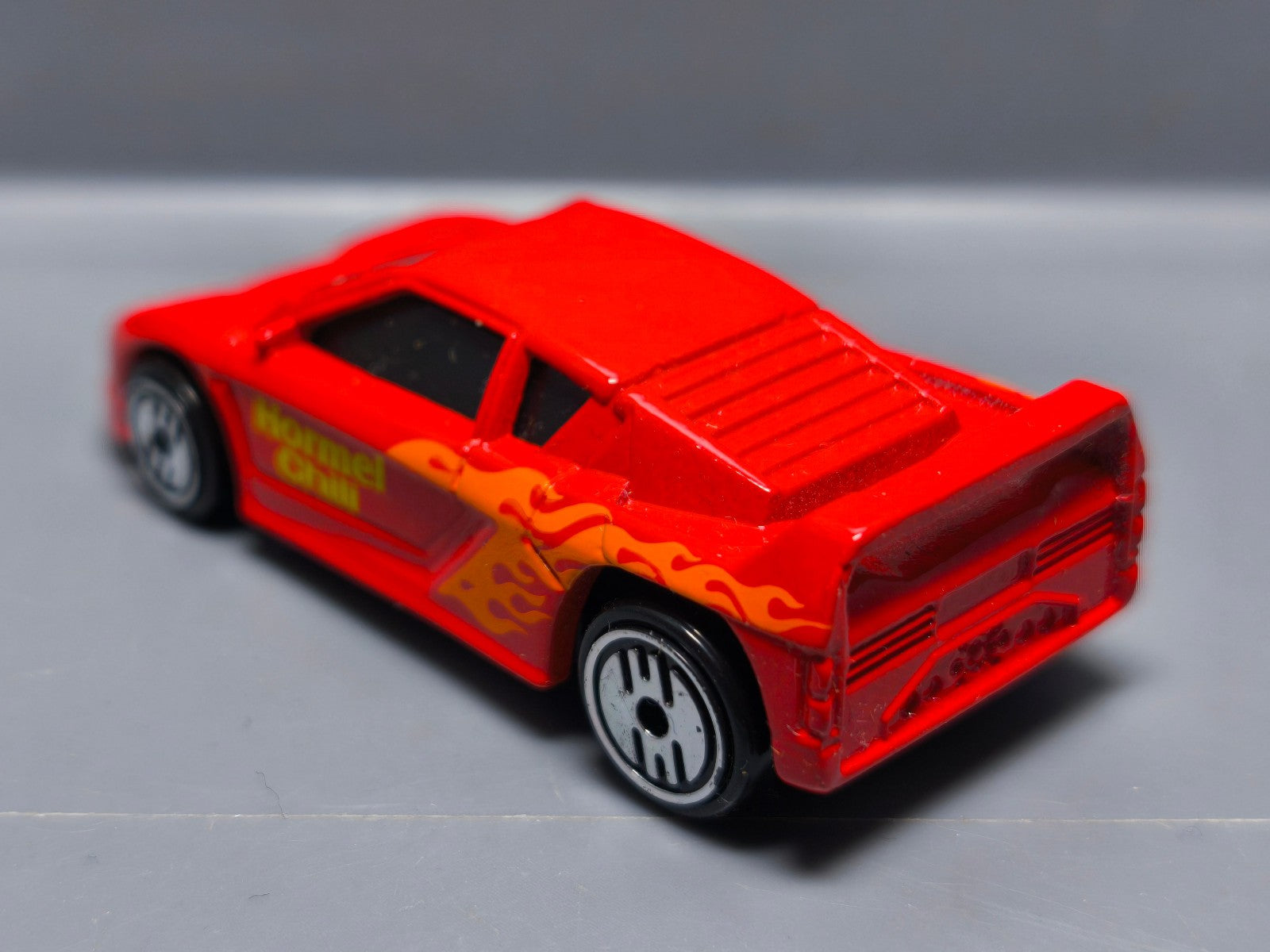 Hot Wheels Zender Fact 4 1995 Promo Hormel déco jaune (A21)