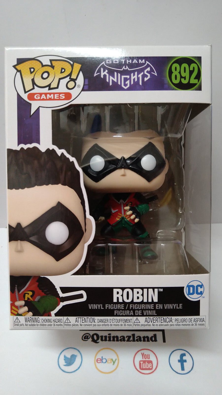 Funko Pop! GOTHAM KNIGHT 892 Robin (F13)