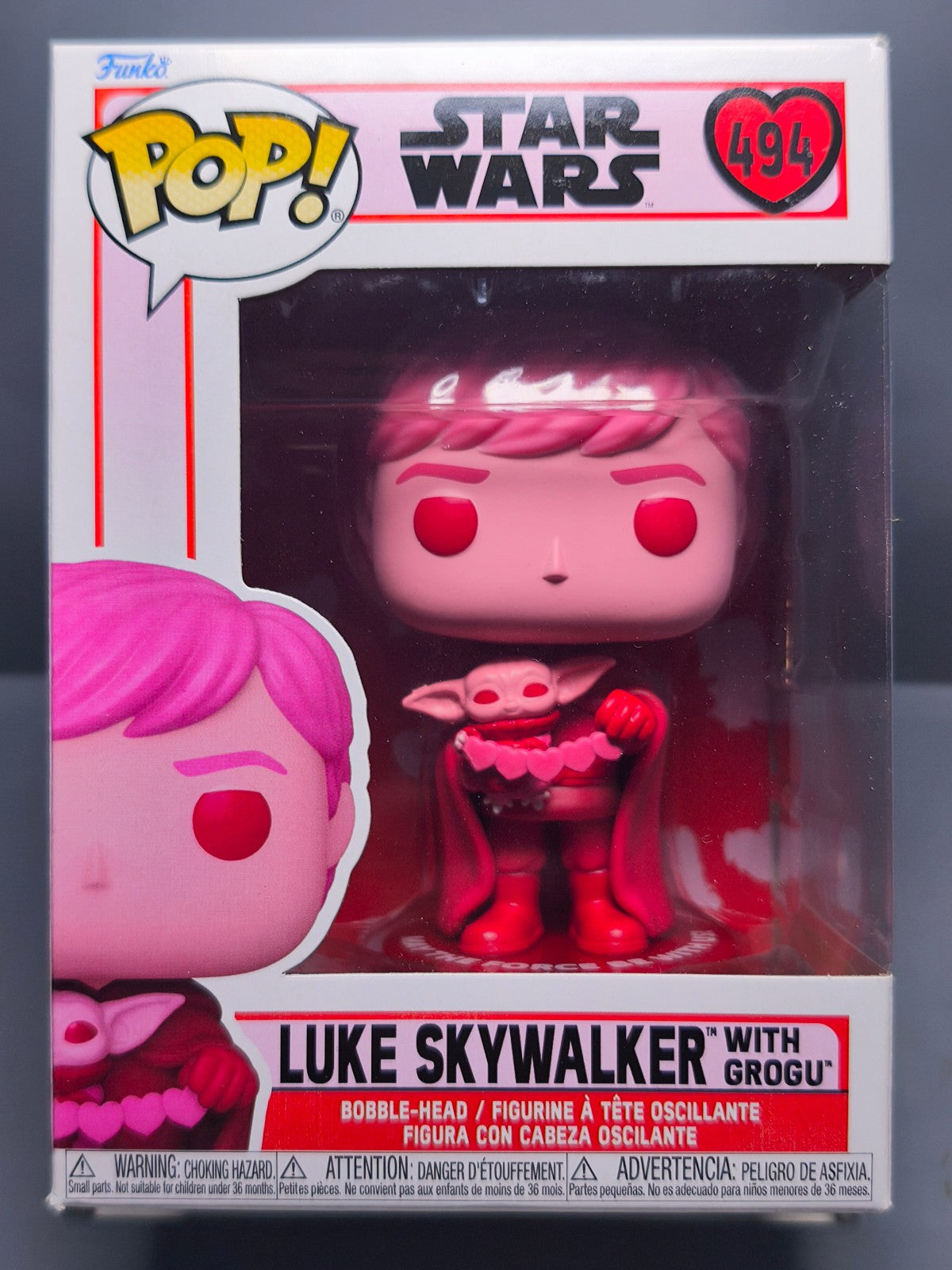 Funko Pop! Valentines 494 Luke & Grogu (F2)