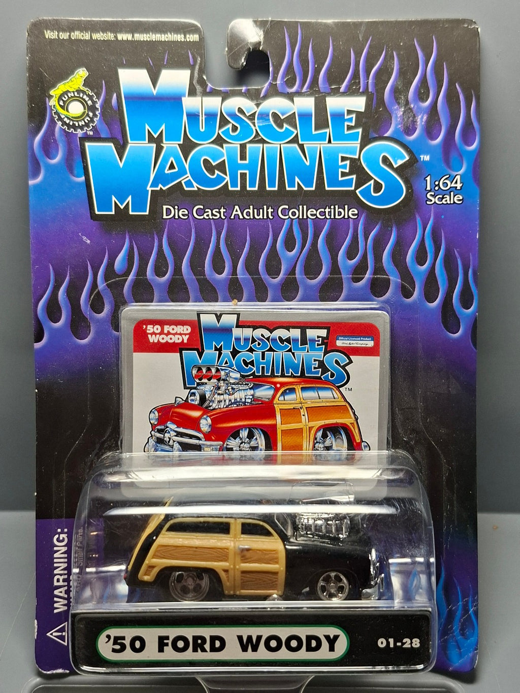 Muscle Machines 2001 Originals  50 Ford woody  (NG36)