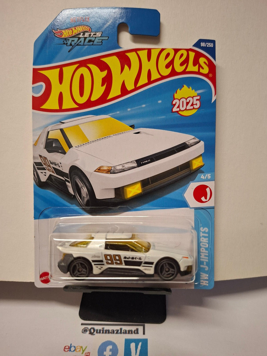 Hot Wheels Hako type D  2025-098 (NP15)