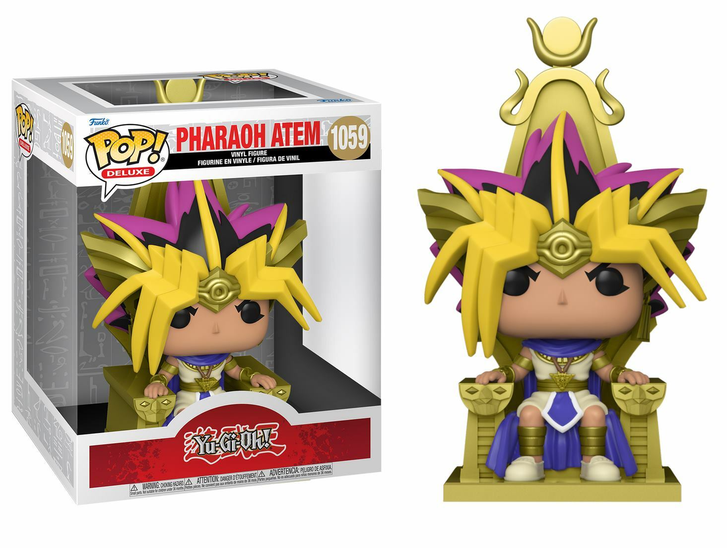 Funko Pop! YU-GI-OH 1059 Atem Pharaon Yugi (cart)