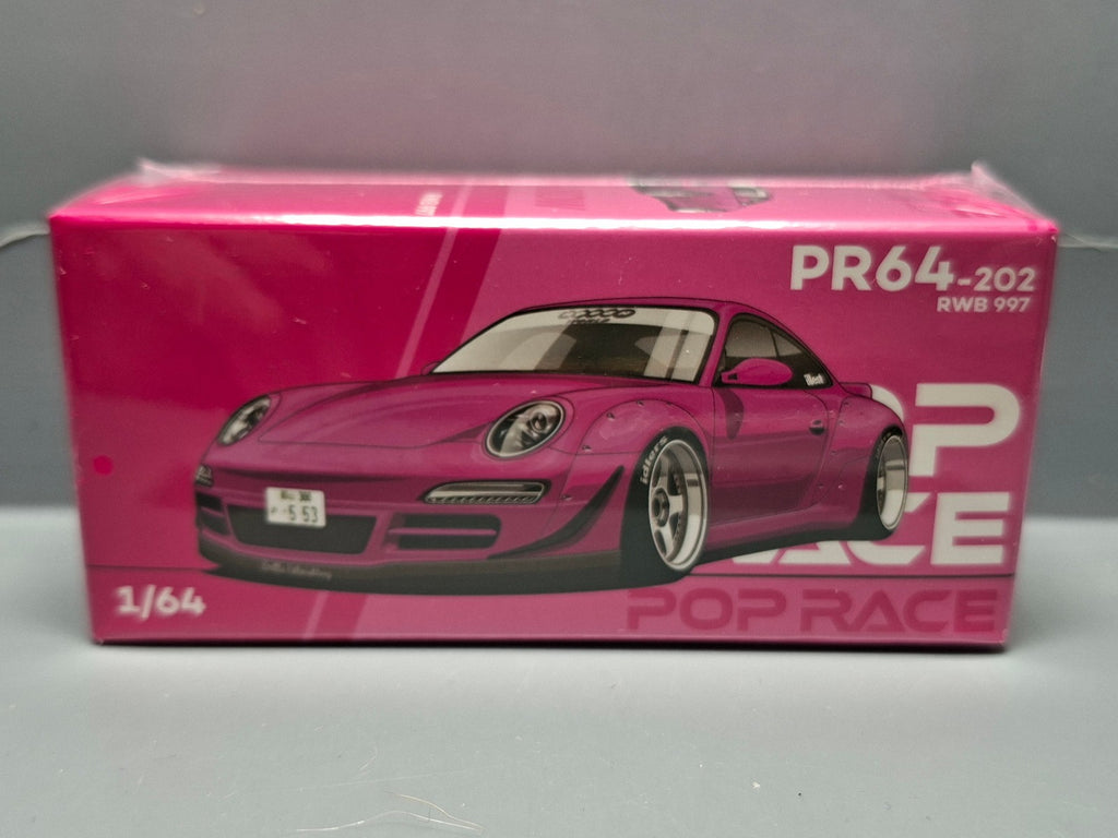 Pop Race 1/64 Porsche RWB 997  pink (CP08)