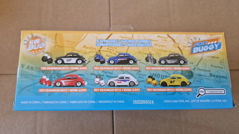 Jada Toys 1/32 Punch Buggy '59 Volkswagen  Beetle W/Gloves yellow  (ET)