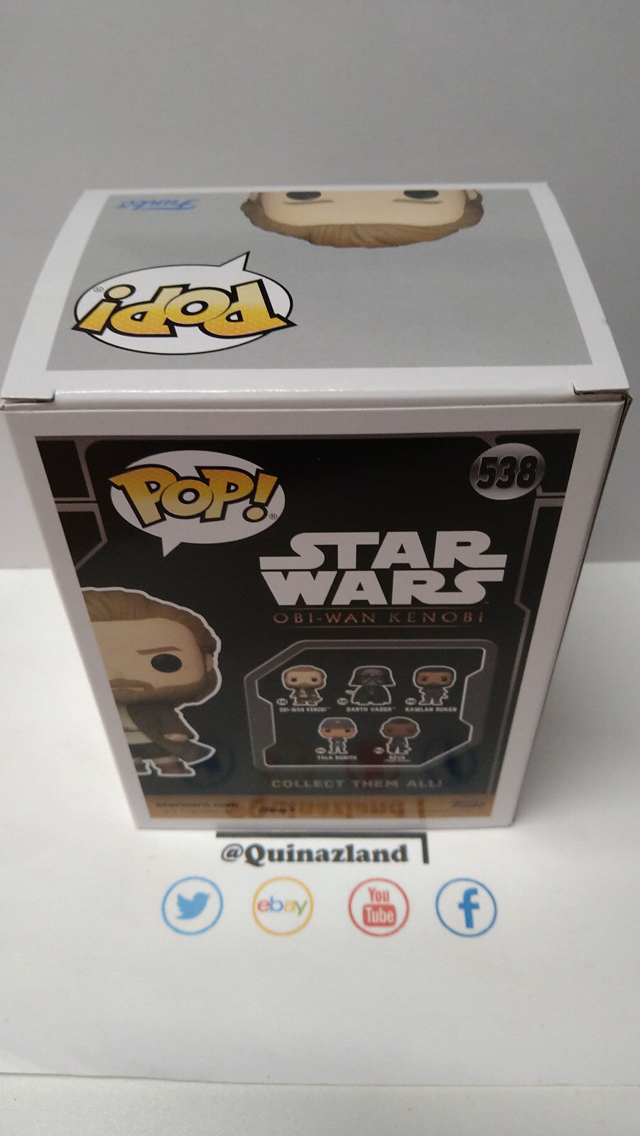 Funko Pop! STAR WARS OBI-WAN 538 Obi-Wan Kenobi (F15)