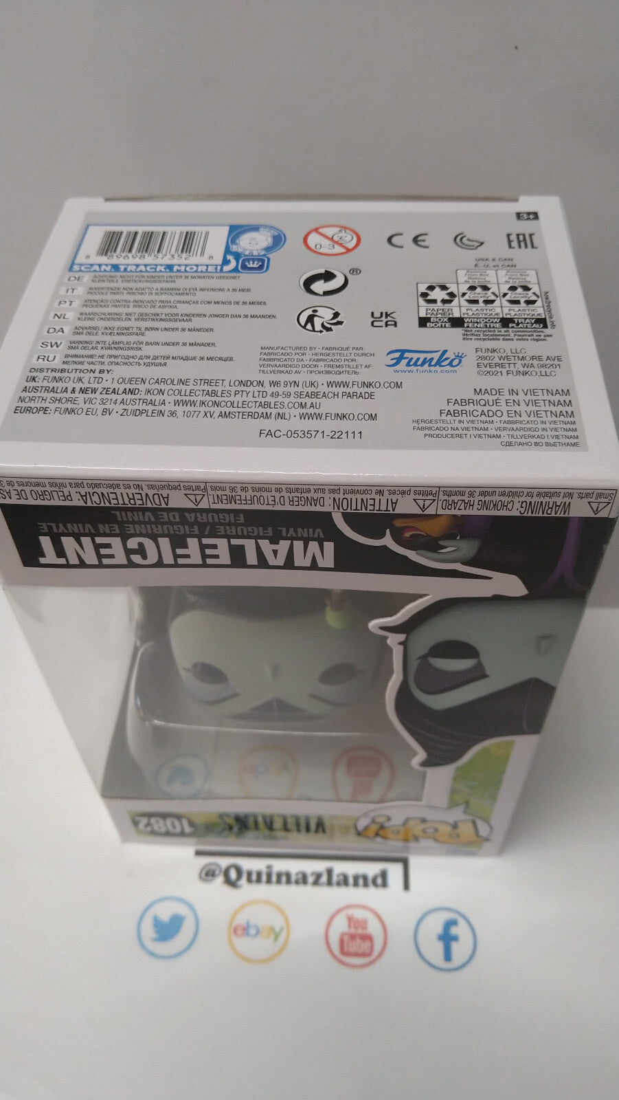 Funko Pop! DISNEY Villains 1082 Maleficent (F25)