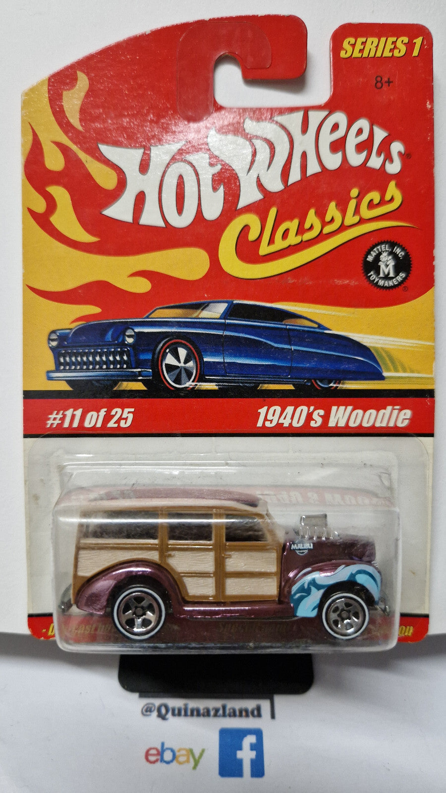Hot Wheels Classics serie 1 1940's woodie    (NP01)