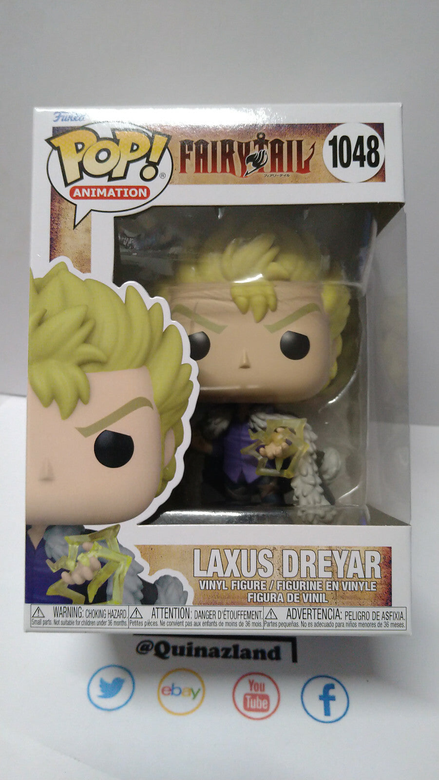 Funko Pop! FAIRY TAIL 1048 Laxus Dreyar (F46)