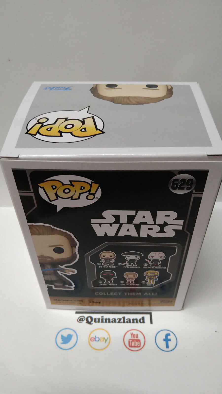 Funko Pop!  STAR WARS  N° 629 Obi-Wan (Posture de Combat) (F7)