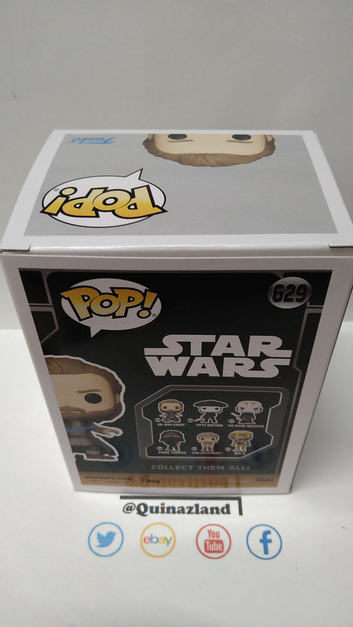 Funko Pop!  STAR WARS  N° 629 Obi-Wan (Posture de Combat) (F7)