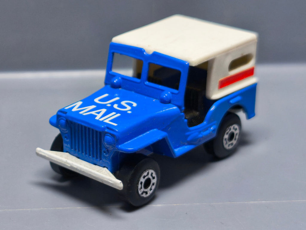 Matchbox Made in englang base sleet n snow  Jeep us mail   (A32)