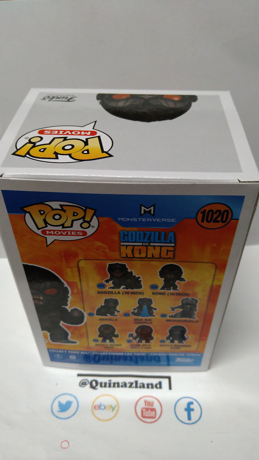 Funko Pop! GODZILLA VS KONG 1020 Battle-Ready Kong (FU42)