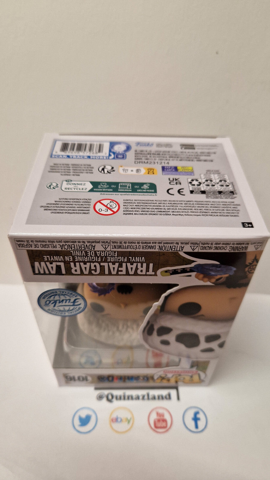 Funko Pop! ONE PIECE POP N° 1016 Trafalgar Law Special Edition (F9)