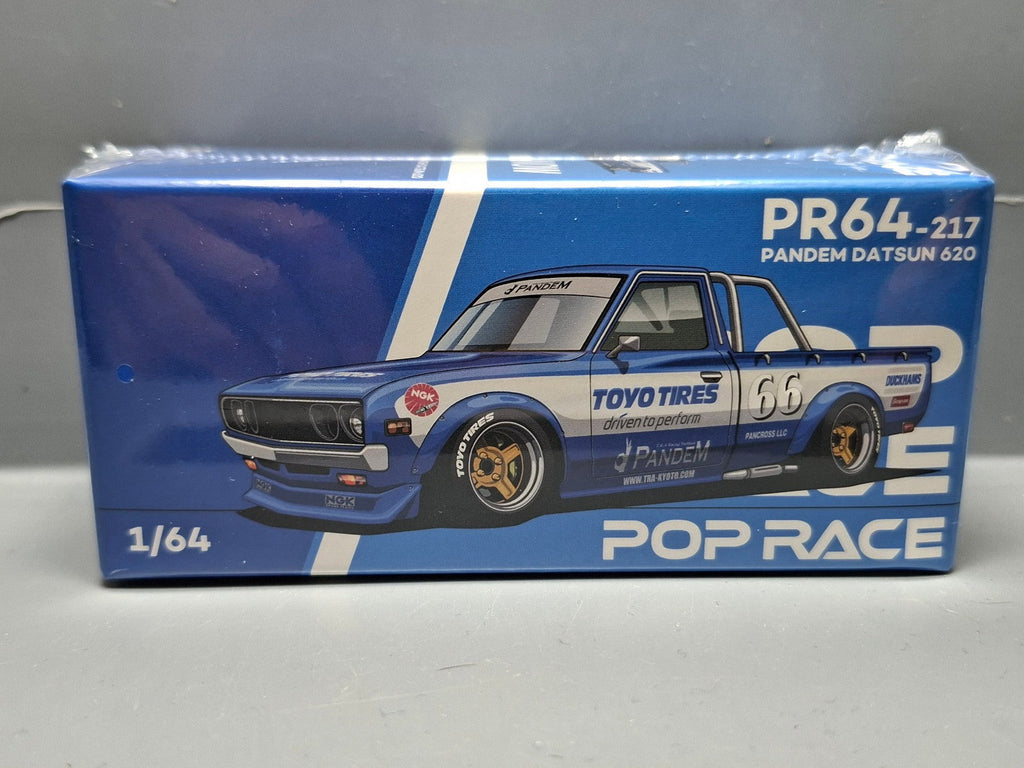 Pop Race 1/64 Pandem Datsun 620, blue (CP06)