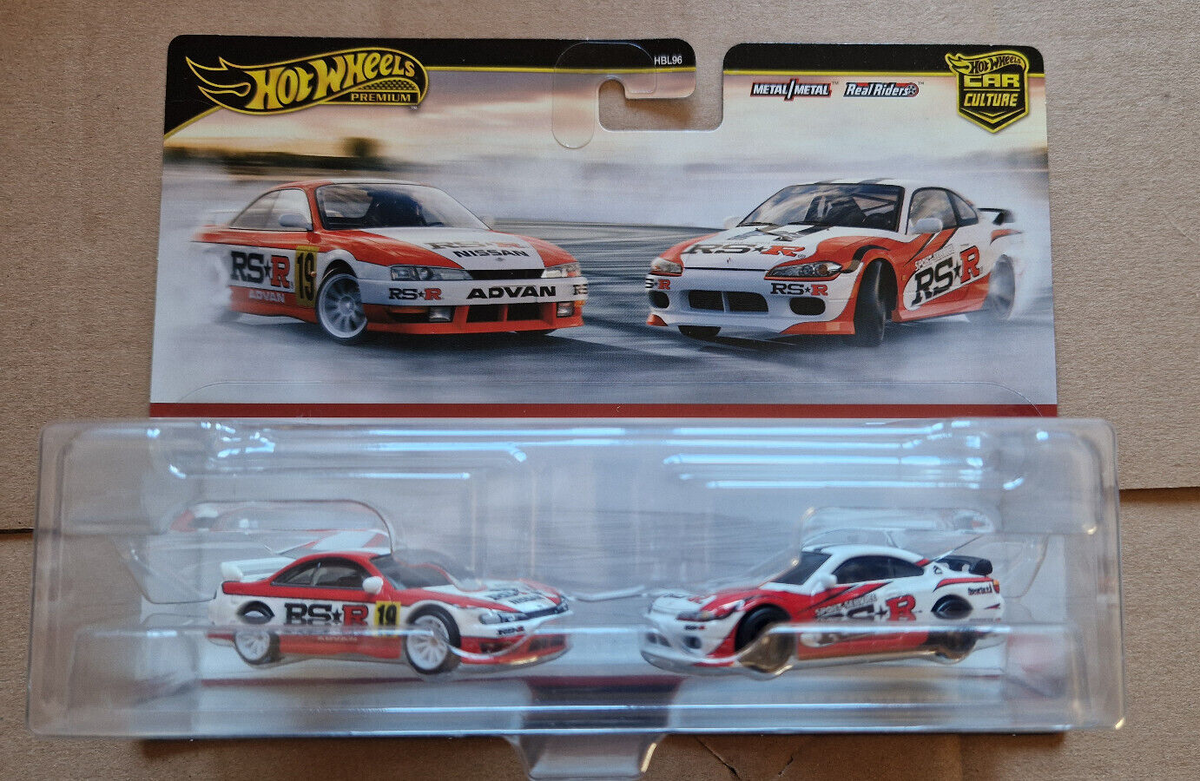 Hot Wheels Premium 2-pack NISSAN 240 SX (S14) / NISSAN SILVIA (S15) (CT15)