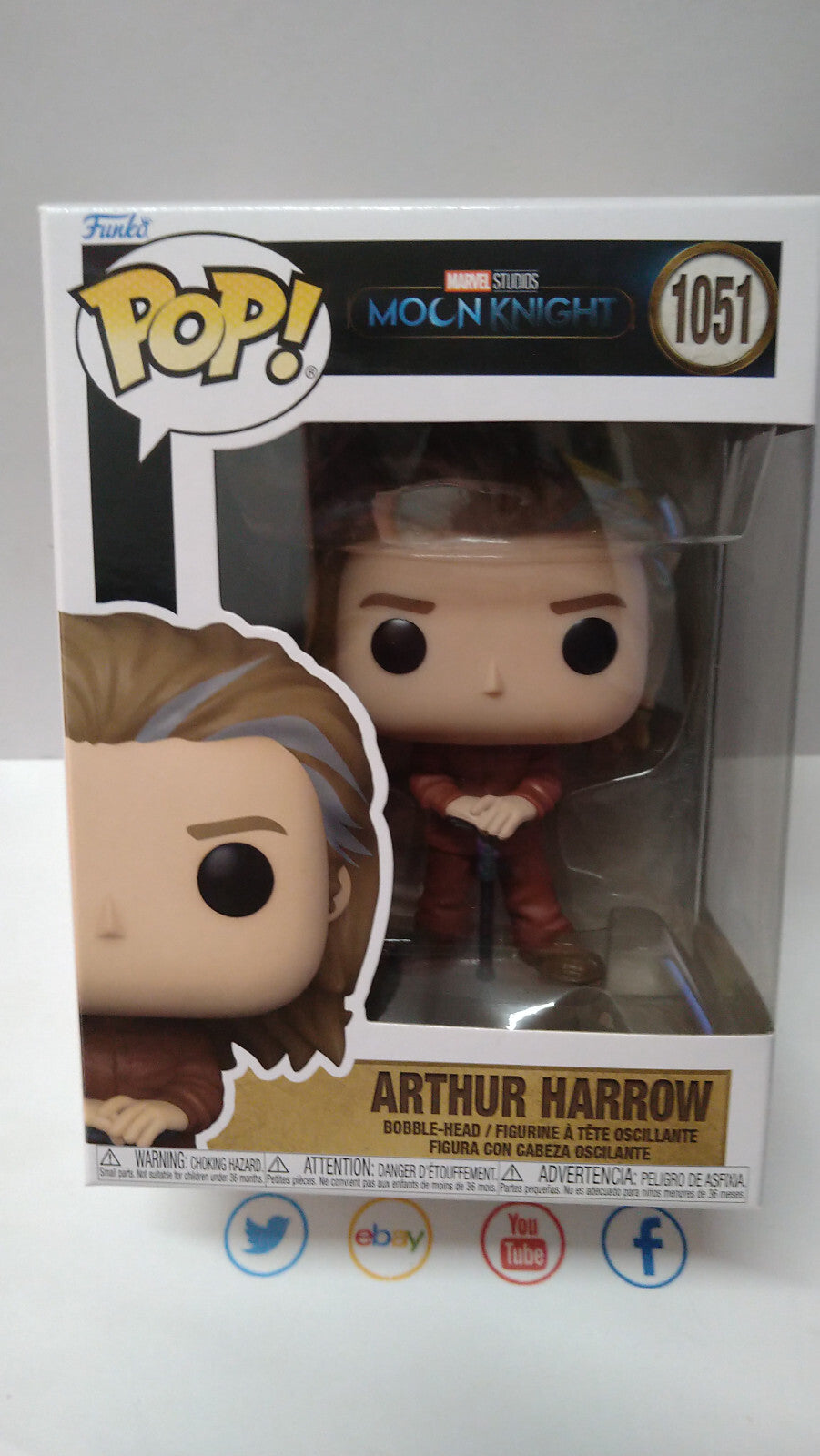 Funko Pop! MARVEL MOONKNIGHT 1051 Arthur Harrow (F15)