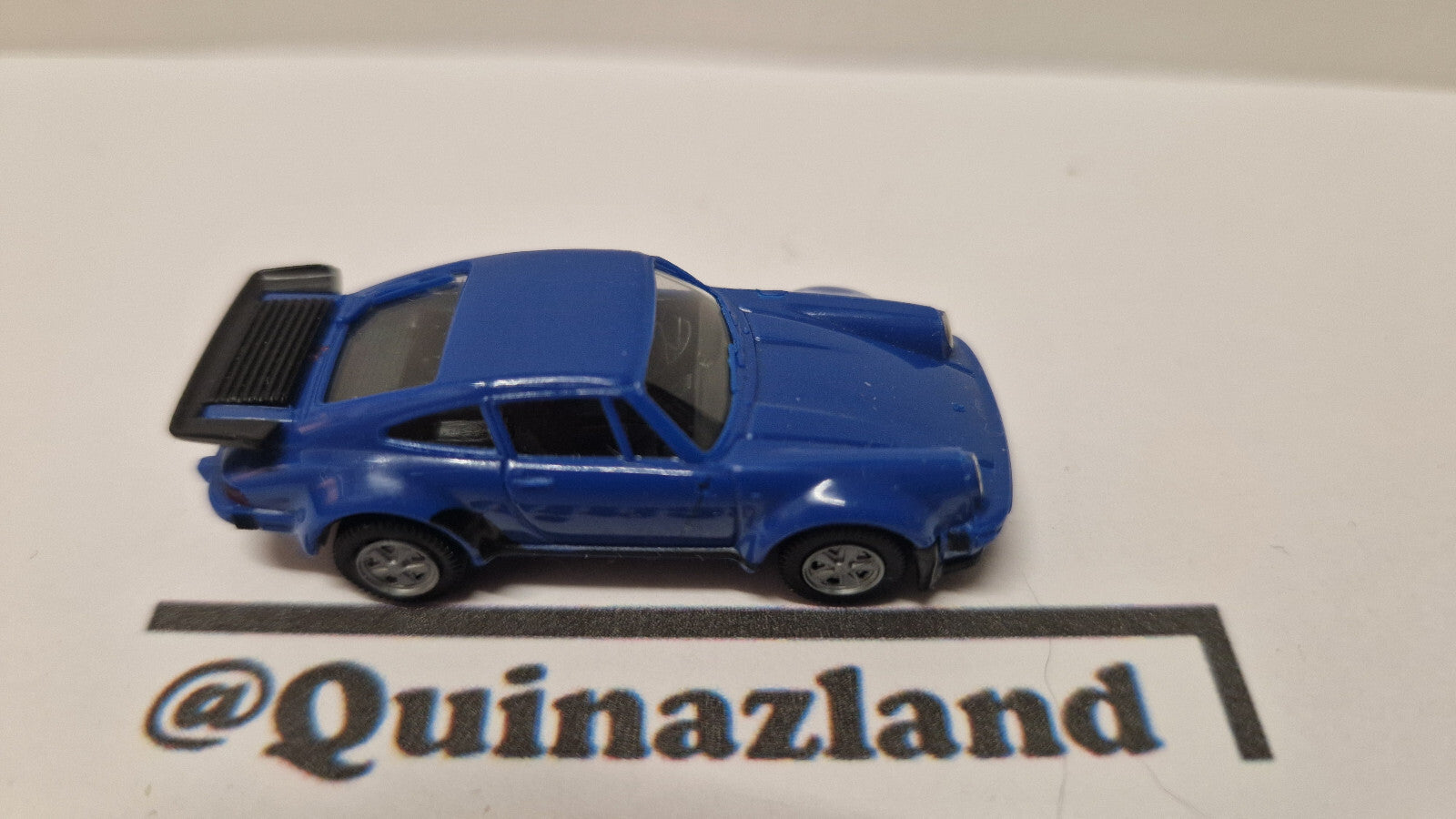 Herpa 1/87 Porsche 911 turbo bleue ⚠️ manque les rétroviseurs  (A03)