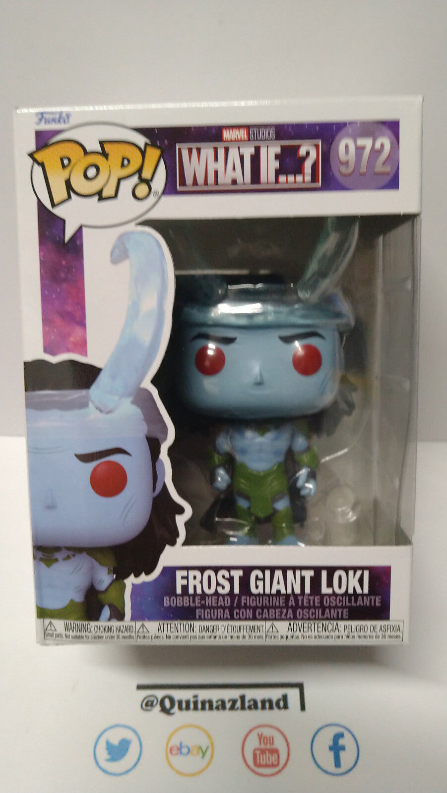 Funko Pop! MARVEL WHAT IF #972 Frost Giant Loki (F21)