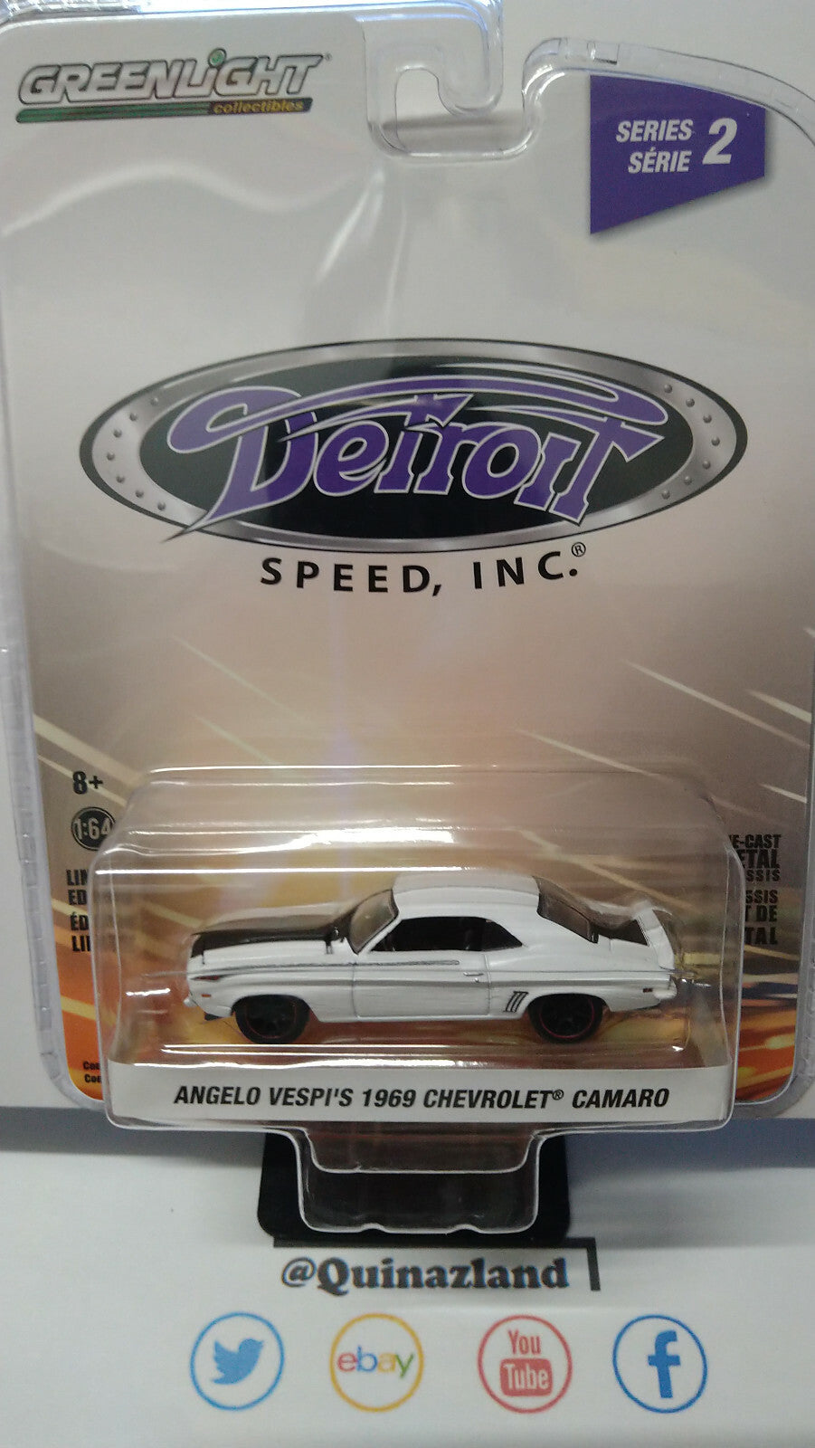 Greenlight Detroit Angelo Vespi's 1969 Chevrolet Camaro (NG80)