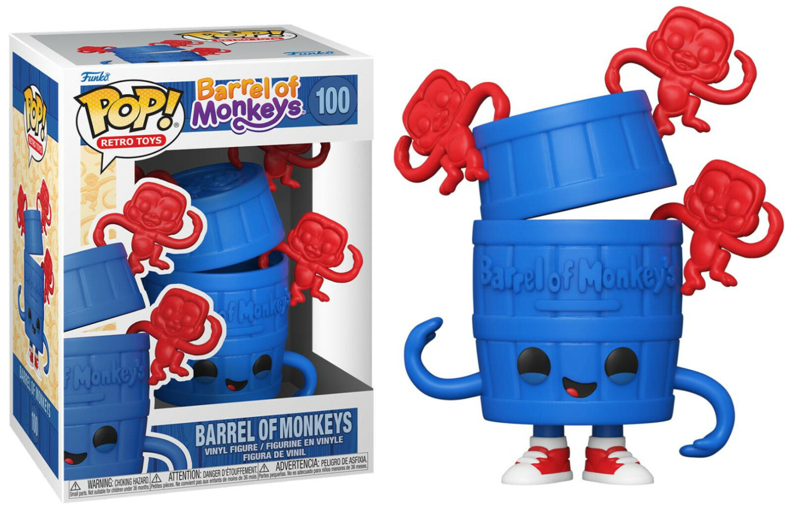 Funko Pop! Retro Toys #100 Barrel of Monkeys (F24)