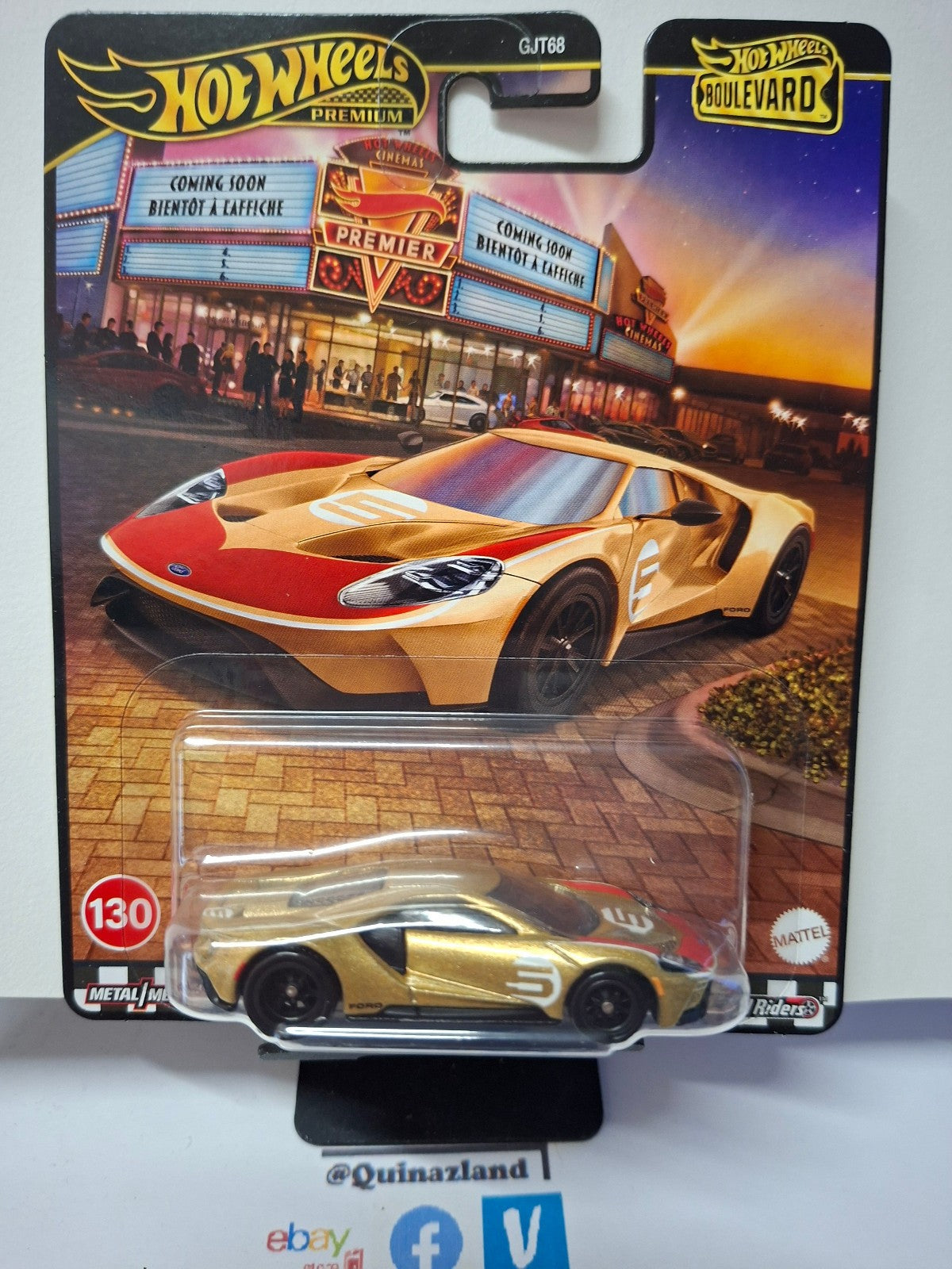 Hot Wheels Set 2025 Boulevard Mix C Toyota Mercedes Ford  Lot de 5 (NG07)