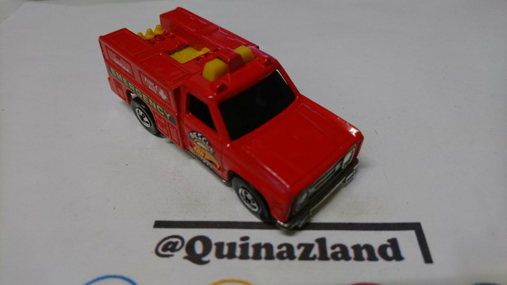 Hot Wheels Rescue Ranger rescue unit Hw Malaysia  Pompiers  (A02)