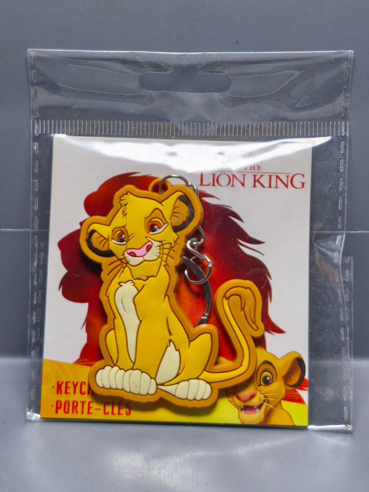 Porte clé silicone The Lion King Simba  (Cart)