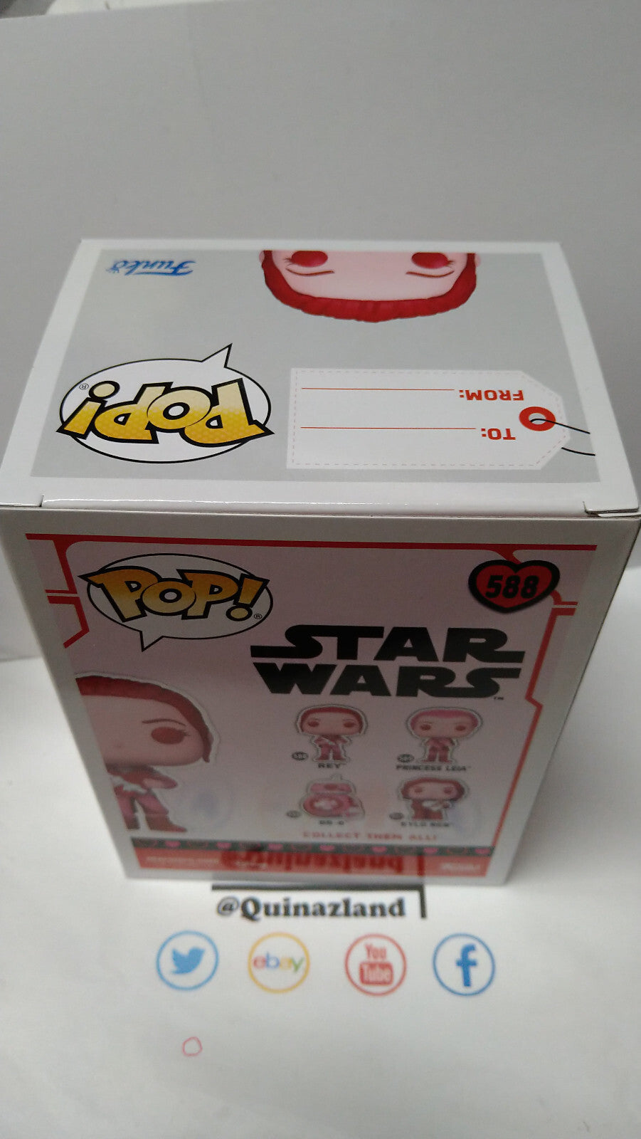 Funko Pop! STAR WARS  Valentines N° 588 Rey (F37)