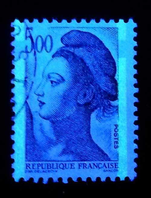 France Maury n° 2195 Y&T n° 2190 Liberté de Gandon Rare bande phosphore a cheval