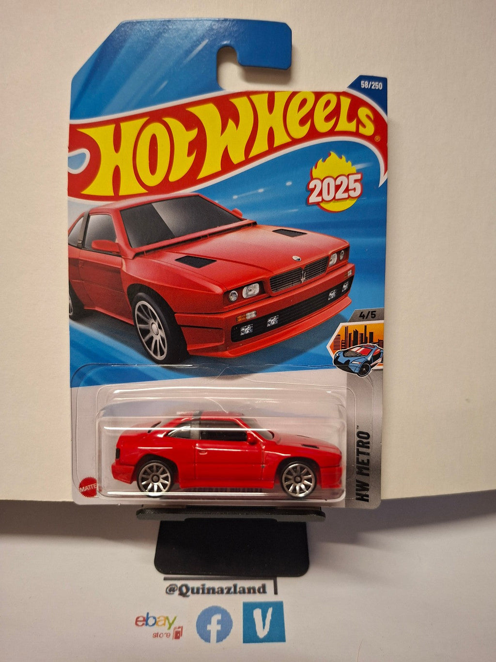 Hot Wheels Maserati Shamal  2025-058 (NP15)