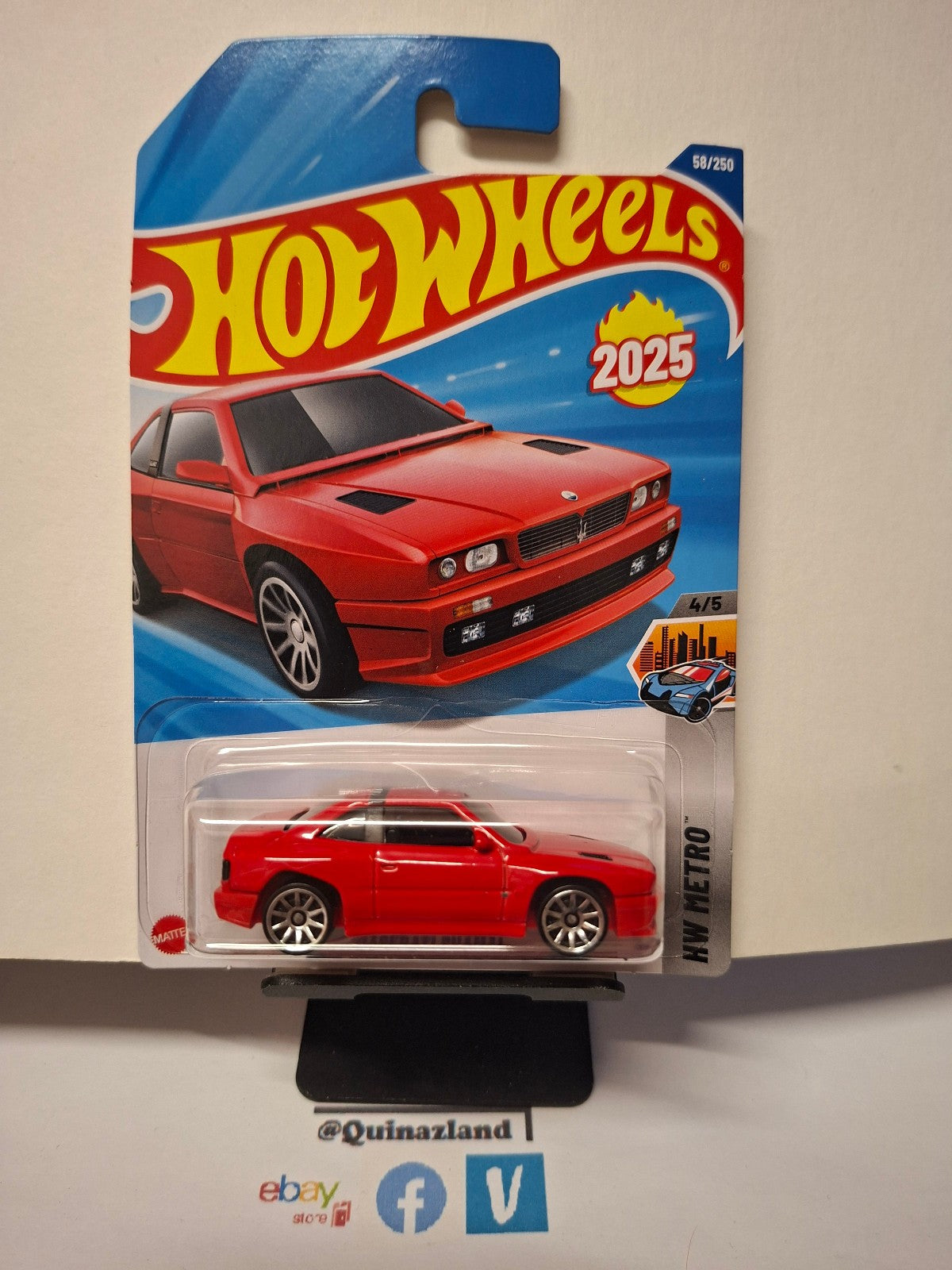 Hot Wheels Maserati Shamal  2025-058 (NP15)