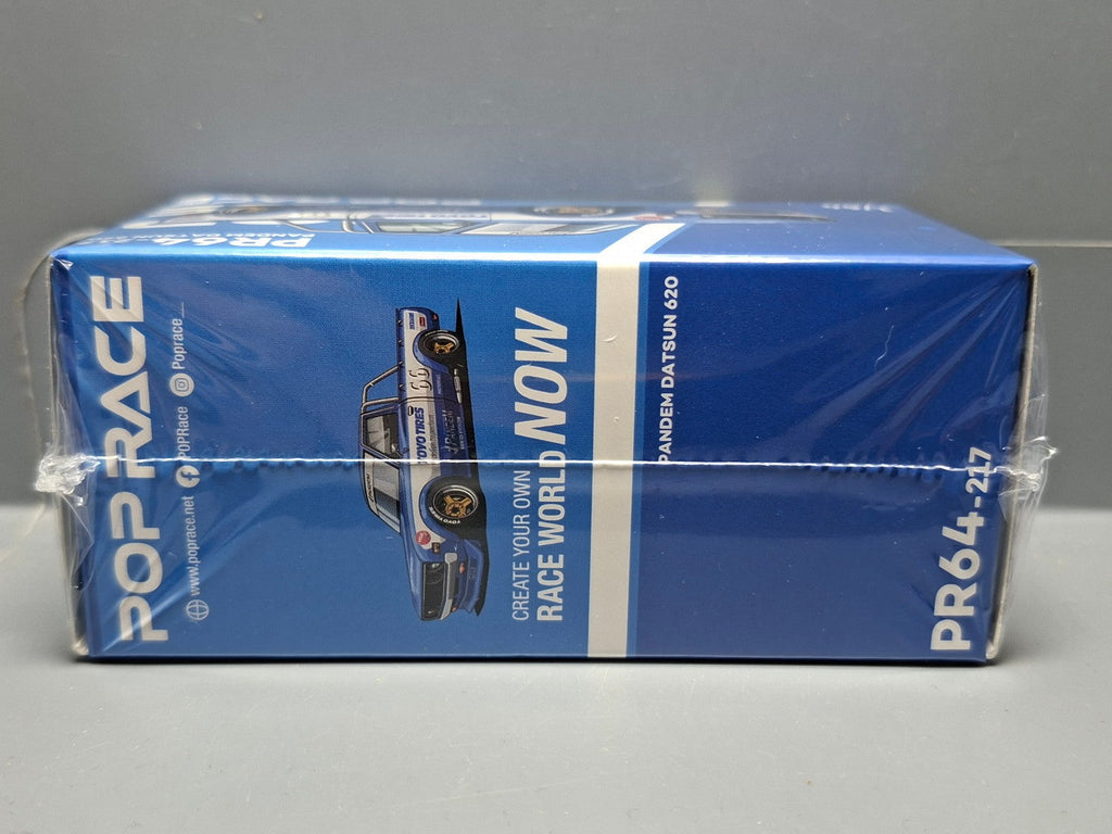 Pop Race 1/64 Pandem Datsun 620, blue (CP06)
