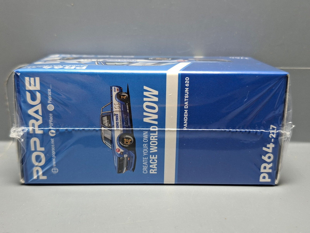 Pop Race 1/64 Pandem Datsun 620, blue (CP06)
